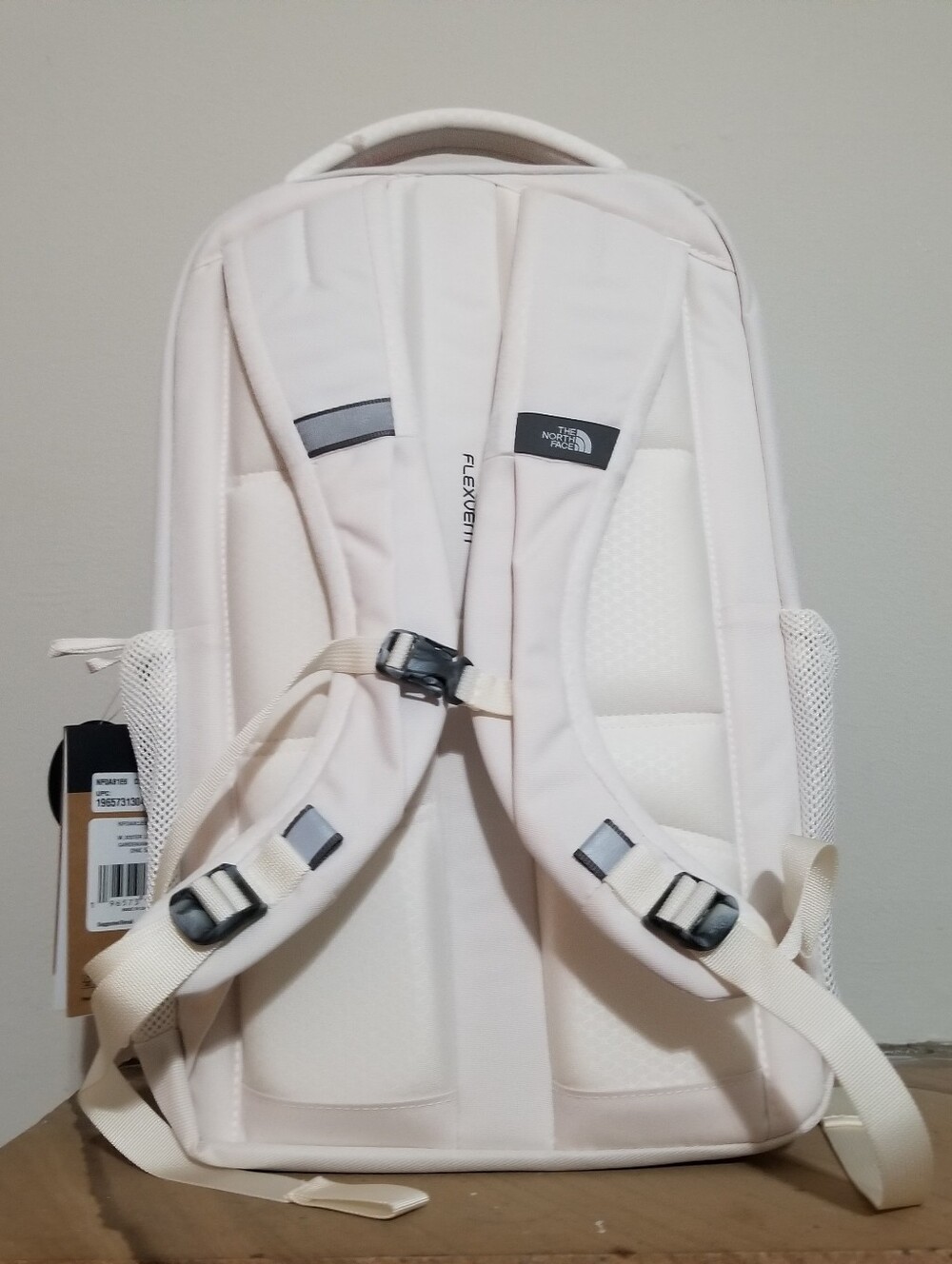 NEW! The North Face Jester Luxe Backpack in Light Cream with Rose Gold NWT - Picture 8 of 10